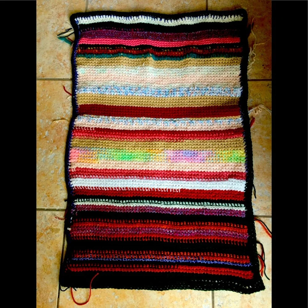 Designed by Nonna “Cat Carpet” Handmade Crochet - Variation Colors